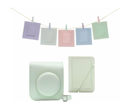 Akcesoria Foto Fujifilm Instax Mini 12 zielony zestaw akcesoriów
